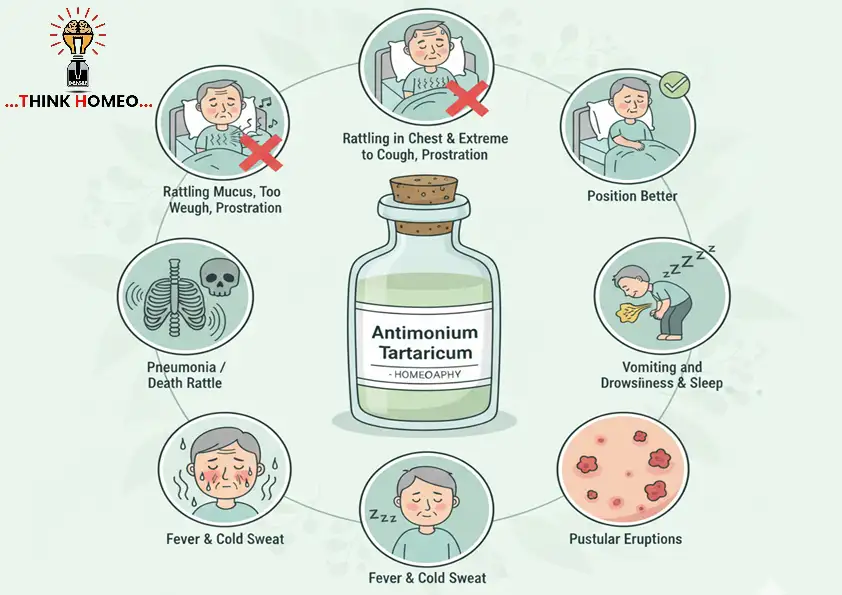 Antimonium Tartaricum – ऐन्टीमोनियम टार्टारिकम