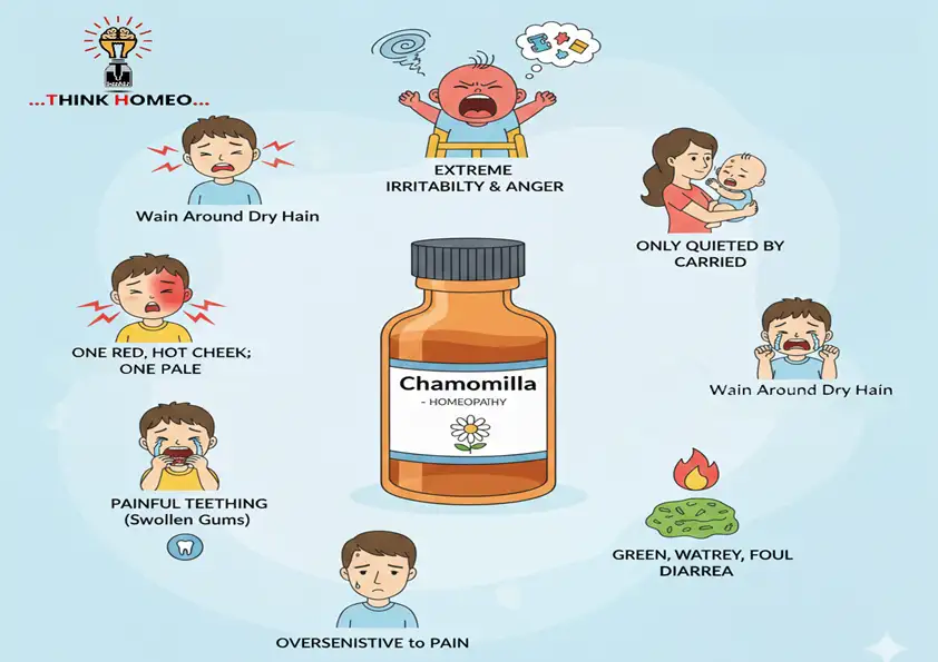 Chamomilla (Chamomile) – कैमोमिला